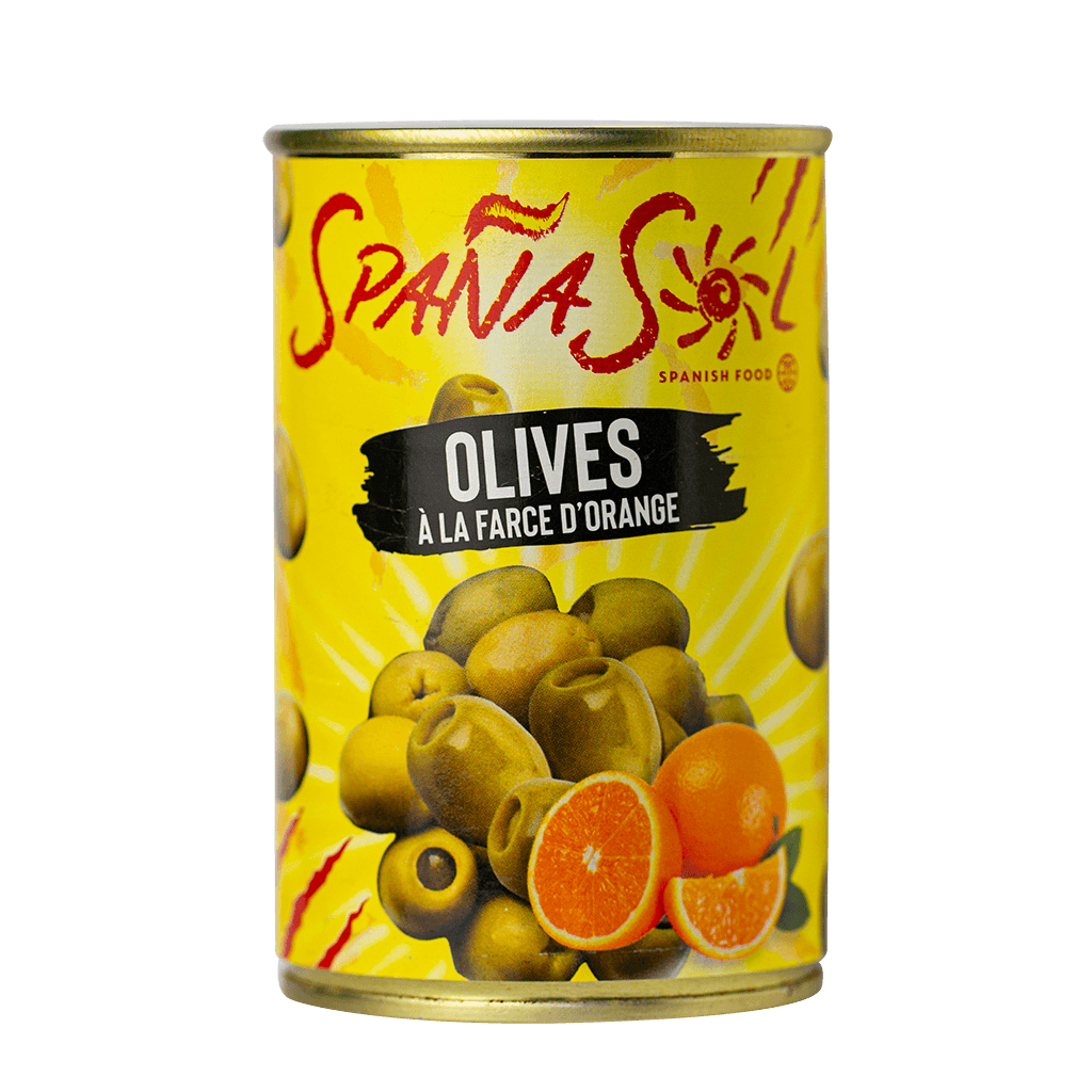 image de Olives stuffed with orange paste