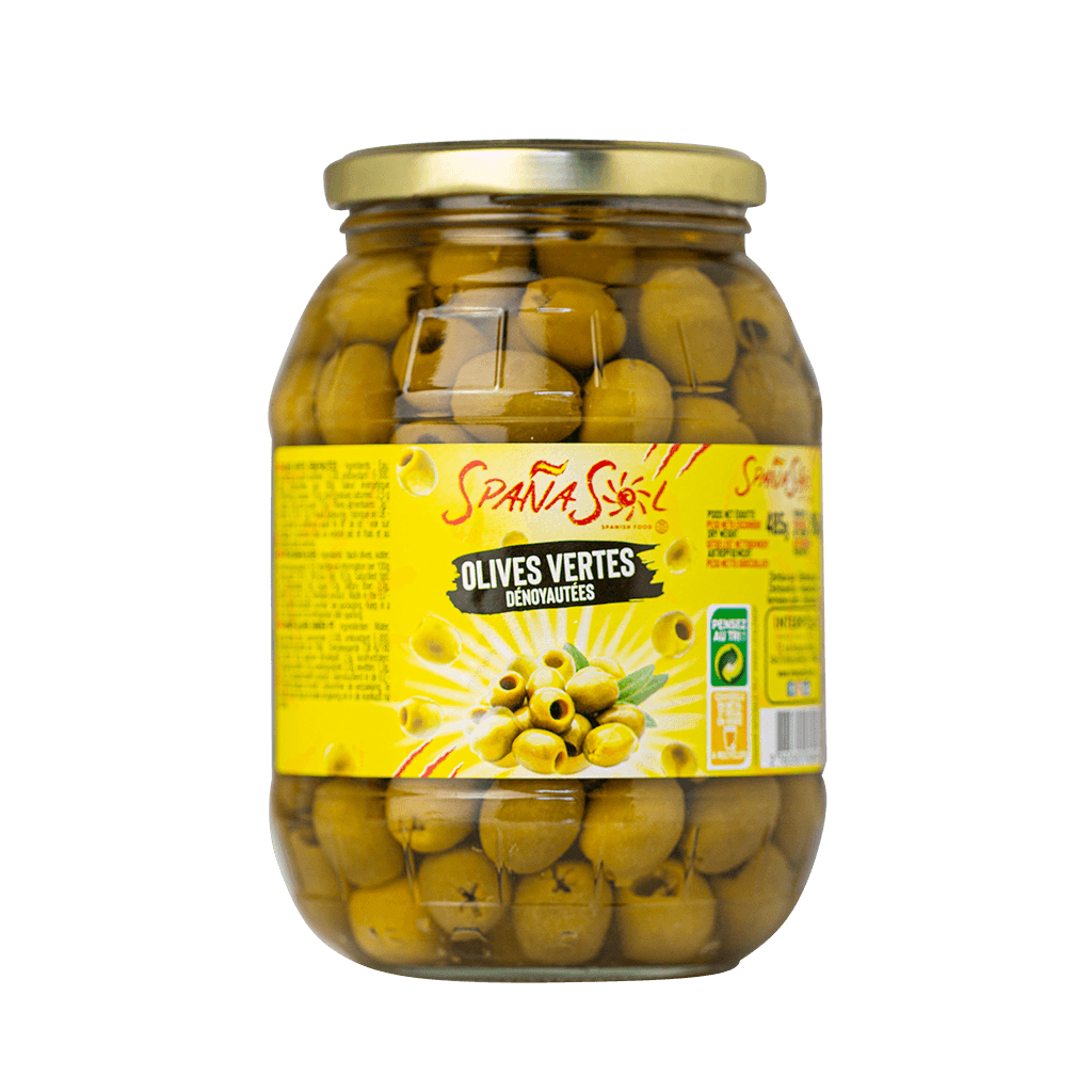 aperitifs espagnols olives vertes denoyautees spanasol