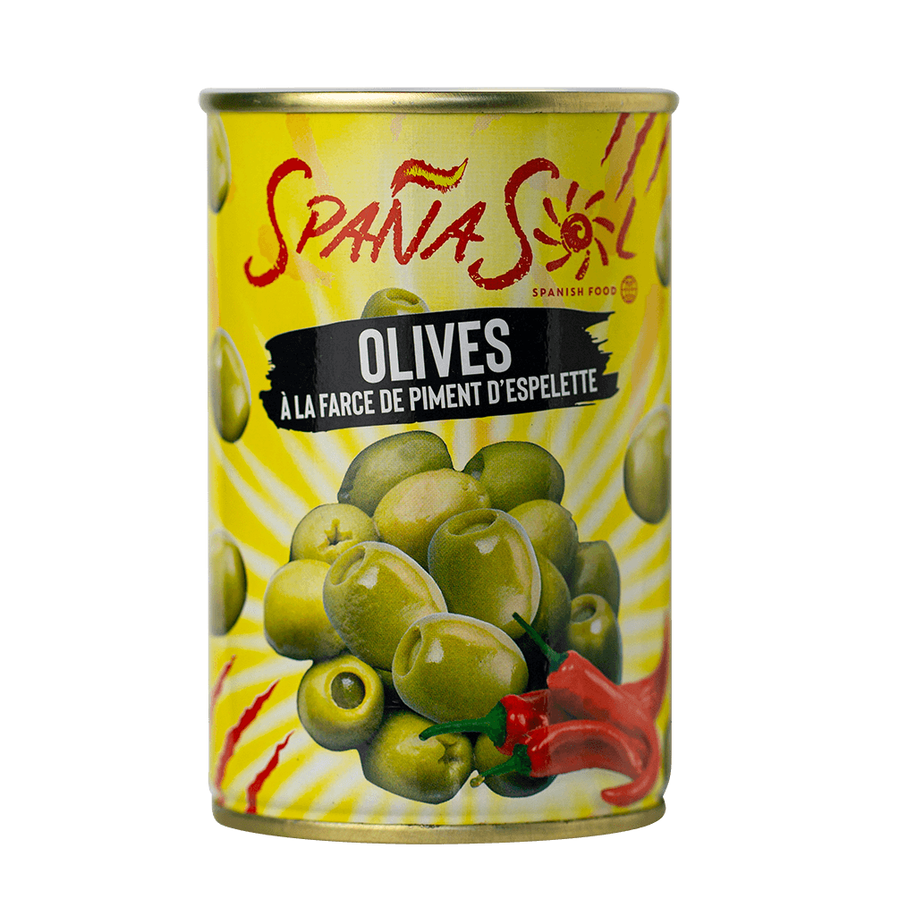 olive espagne piment spanasol